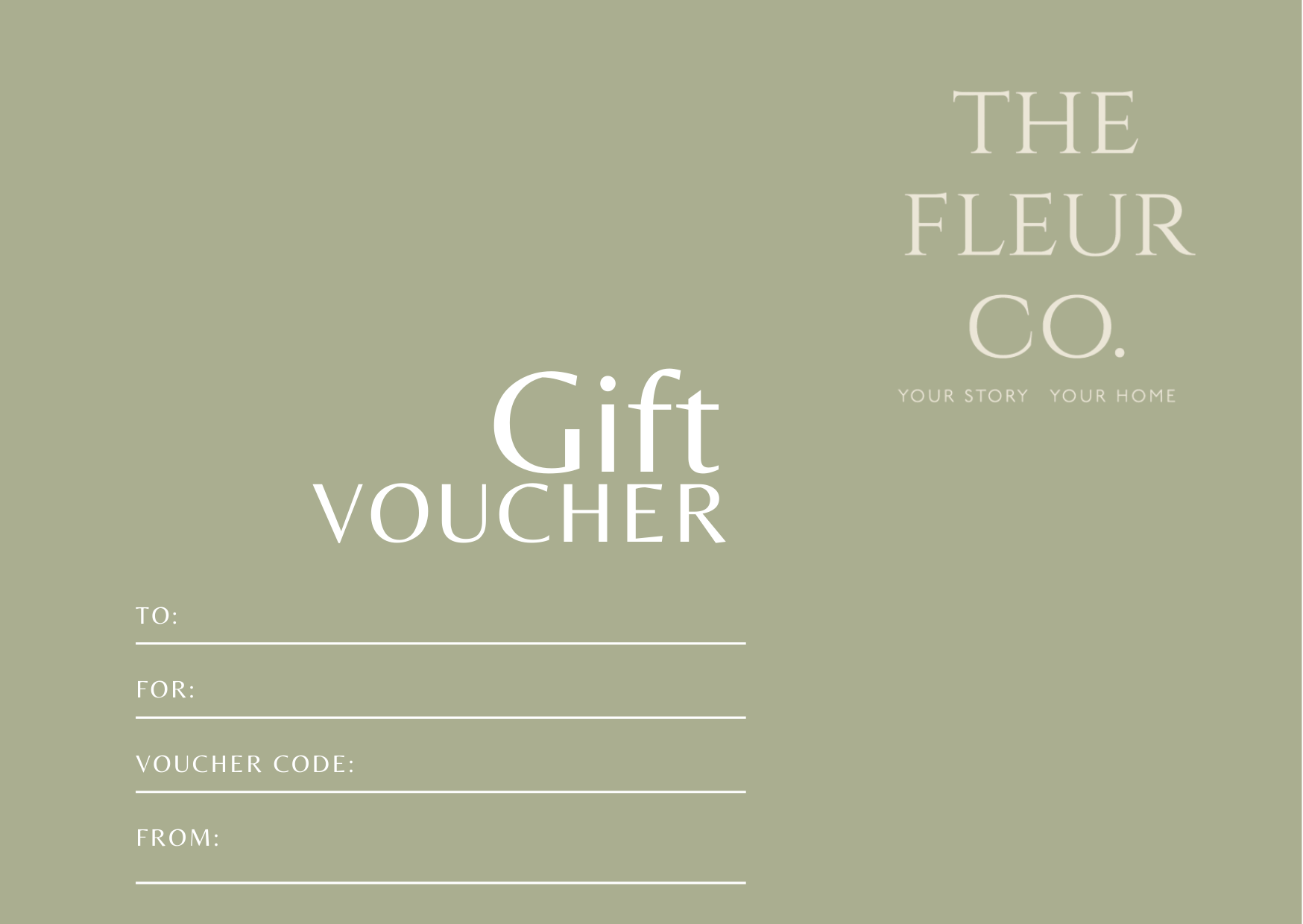 The Fleur Company Gift Card