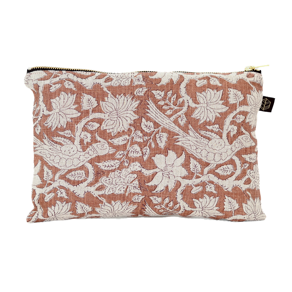 Linen cosmetic bag Jaipur