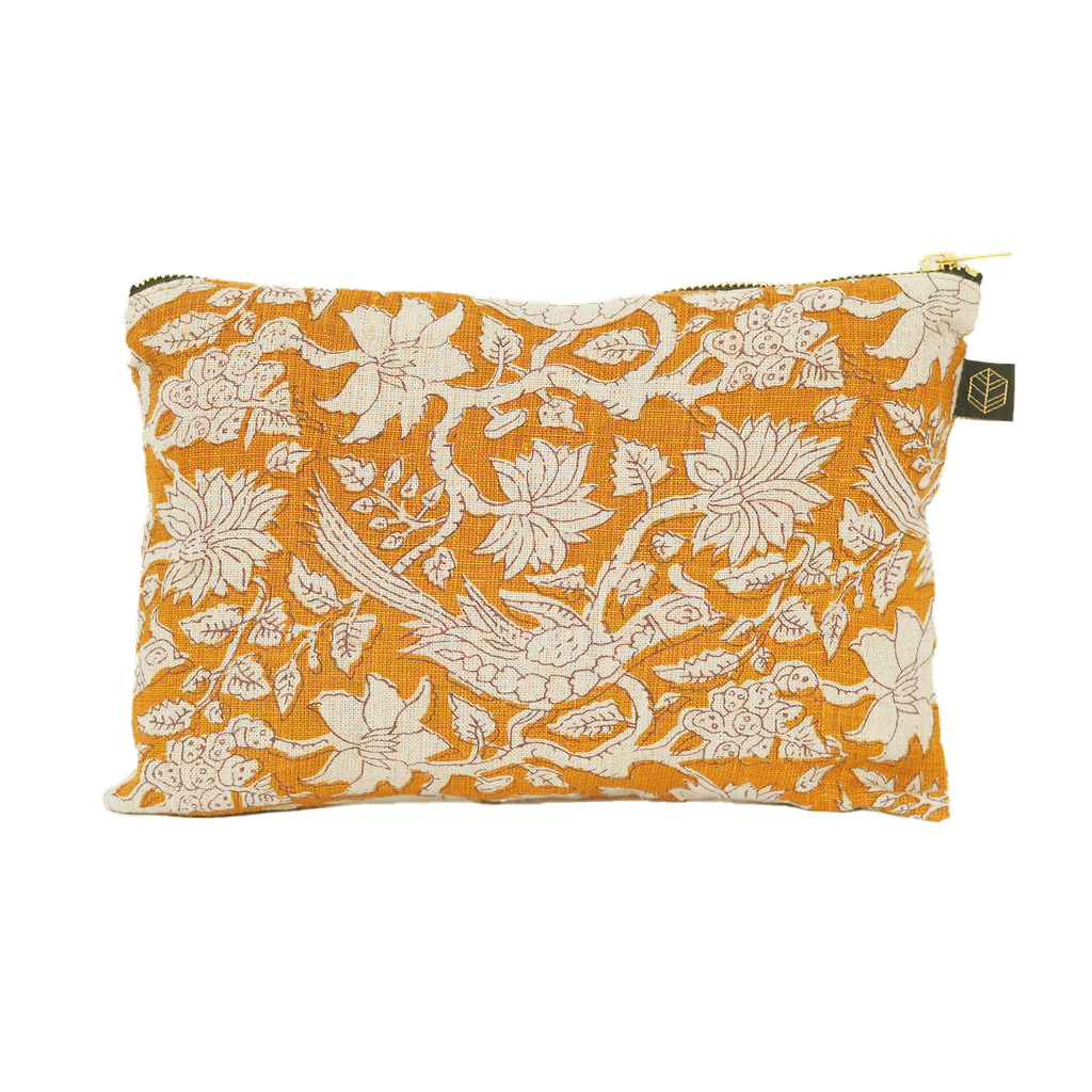 Linen cosmetic bag Jaipur