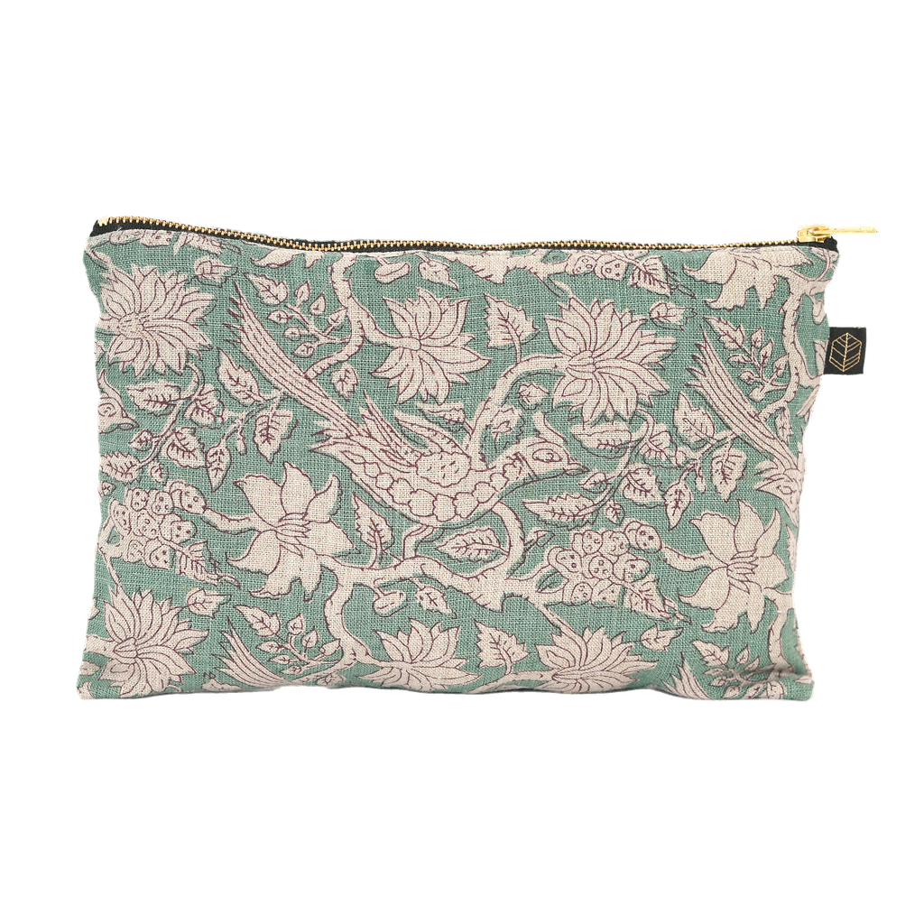 Linen cosmetic bag Jaipur