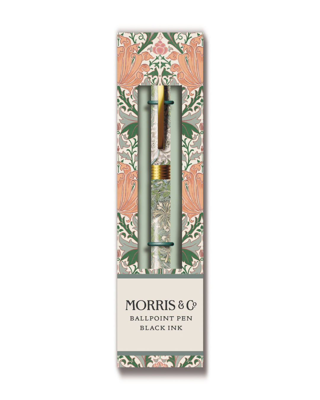 William Morris refillable ball point gift Honeysuckle