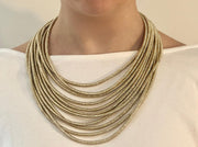 Gold Thread Necklace
