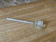 Glass honey drizzler
